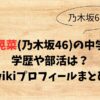 川端晃菜(乃木坂46)の中学など学歴や部活は？wikiプロフィールまとめ